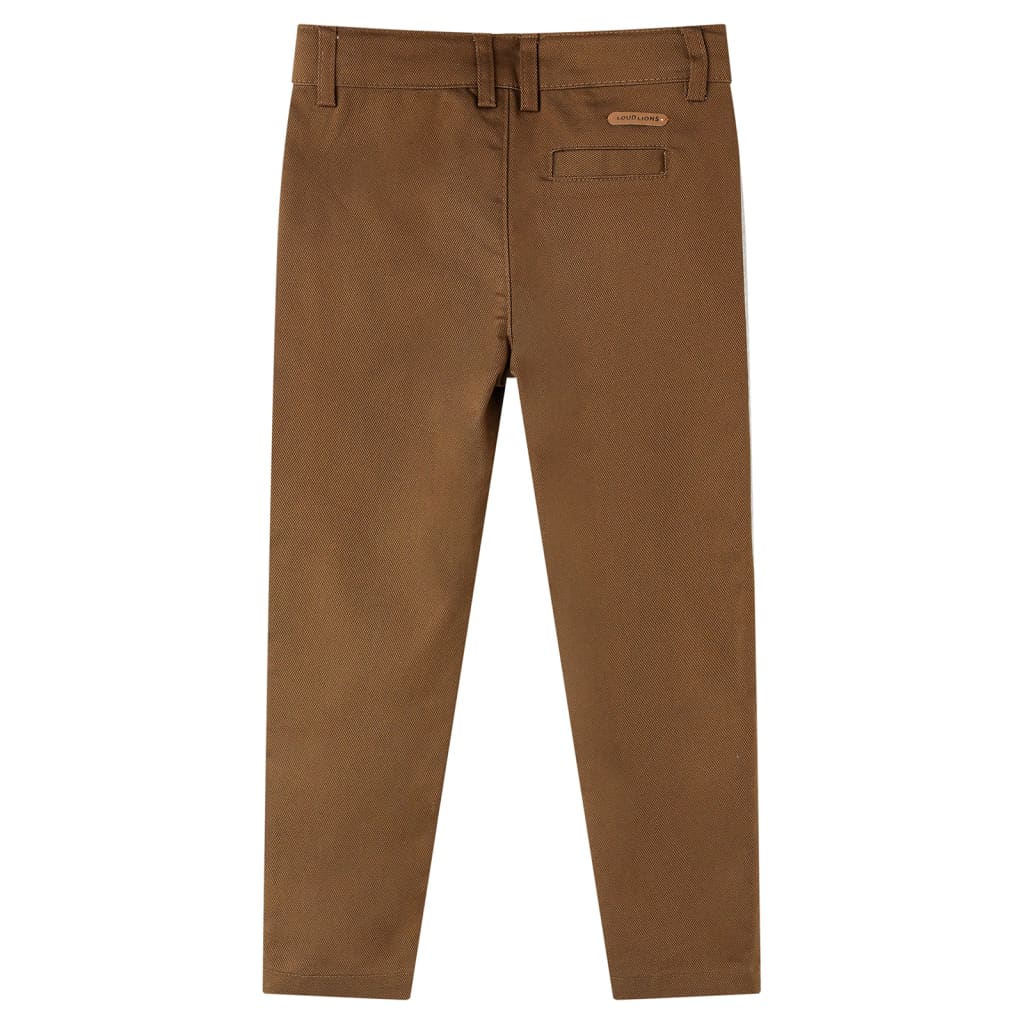 vidaXL Kinderbroek 116 cognackleurig afbeelding