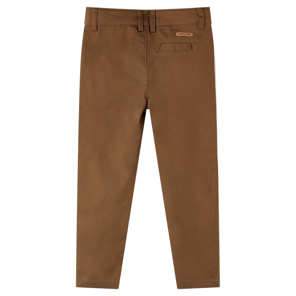 vidaXL Kinderbroek 140 cognackleurig afbeelding