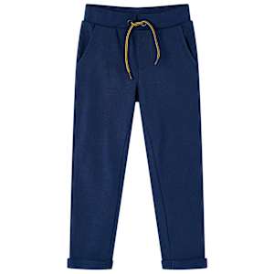 Otroške hlače z vrvico mornarsko modre 128