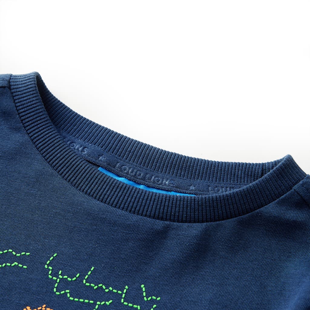 Thumbnail - vidaXL Kinder-Langarmshirt Marineblau 128