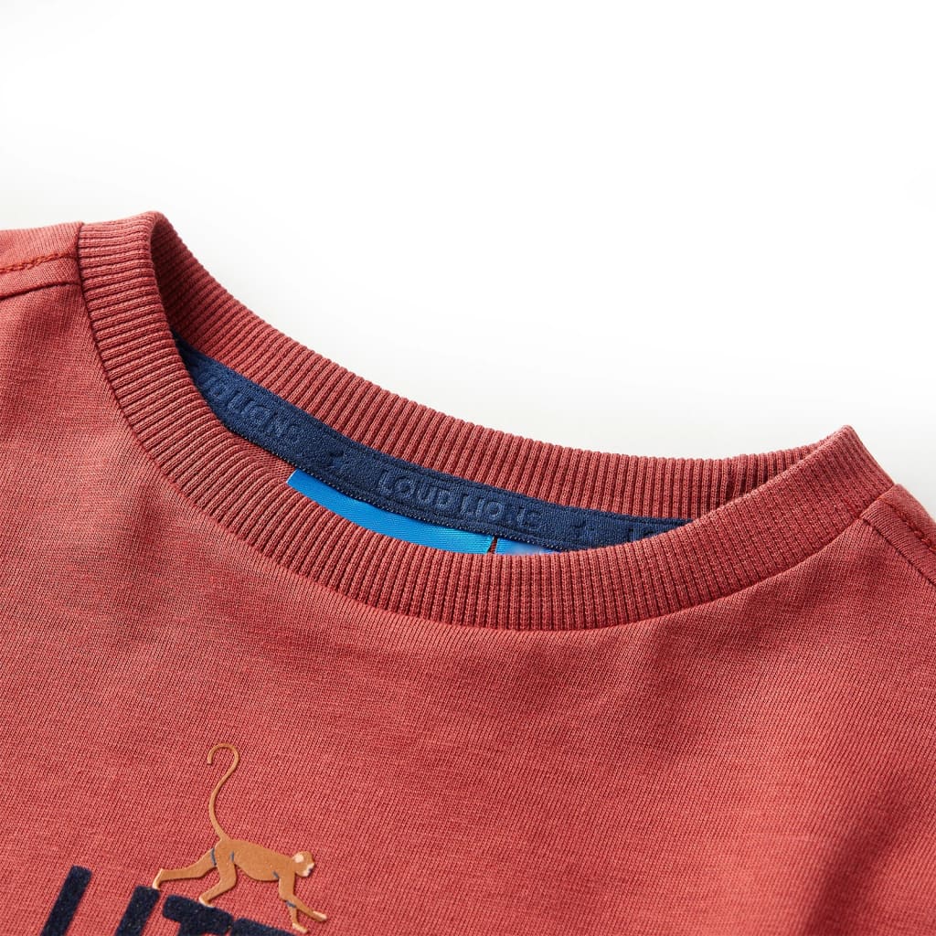 Thumbnail - vidaXL Kinder-Langarmshirt Dunkelrot 116