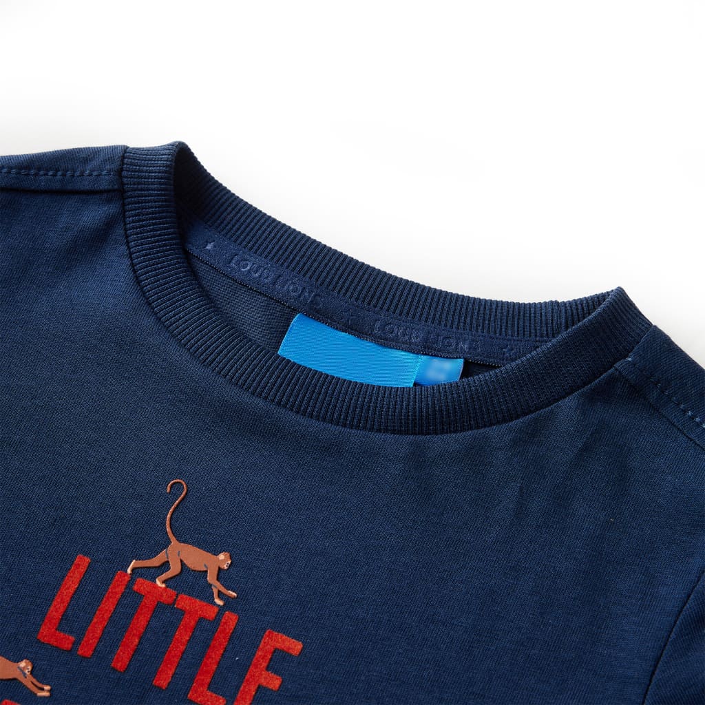Thumbnail - vidaXL Kinder-Langarmshirt Marineblau 104
