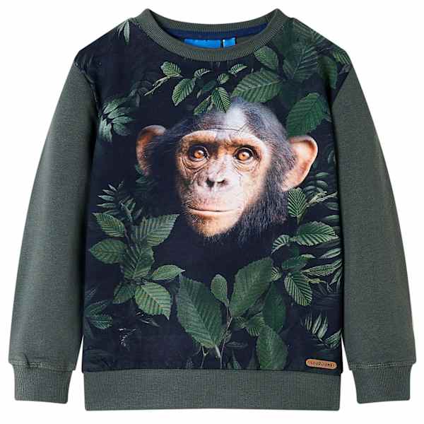 vidaXL Laste dressipluus, tume khaki, 104