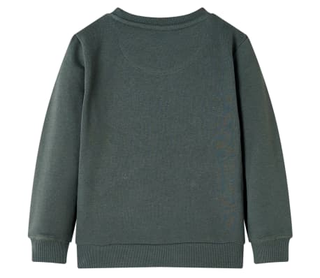 Sweatshirt para crian&ccedil;a cor caqui-escuro 128