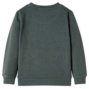 Sweatshirt para crian&ccedil;a cor caqui-escuro 128