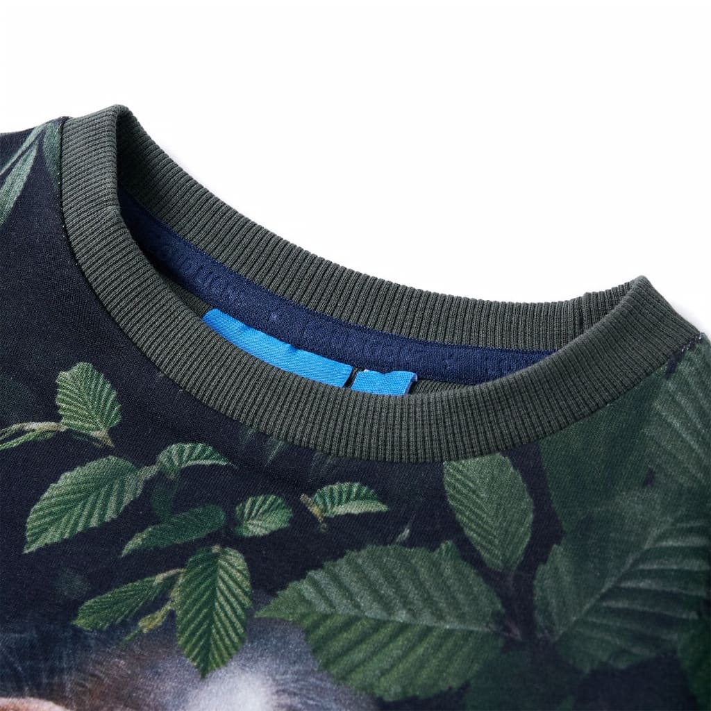 Thumbnail - vidaXL Kinder-Sweatshirt Dunkles Khaki 140
