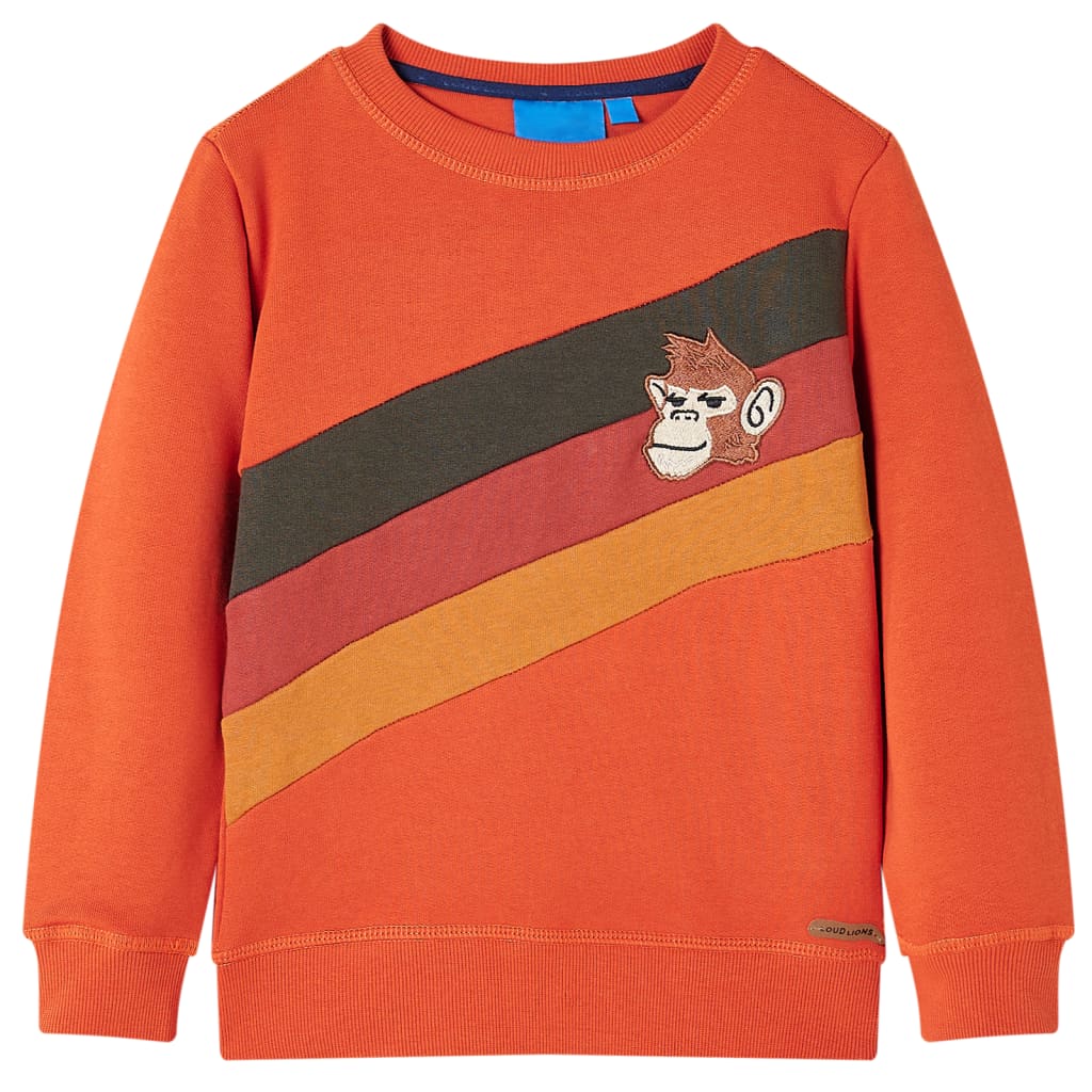 Kinder-Sweatshirt Orange 104