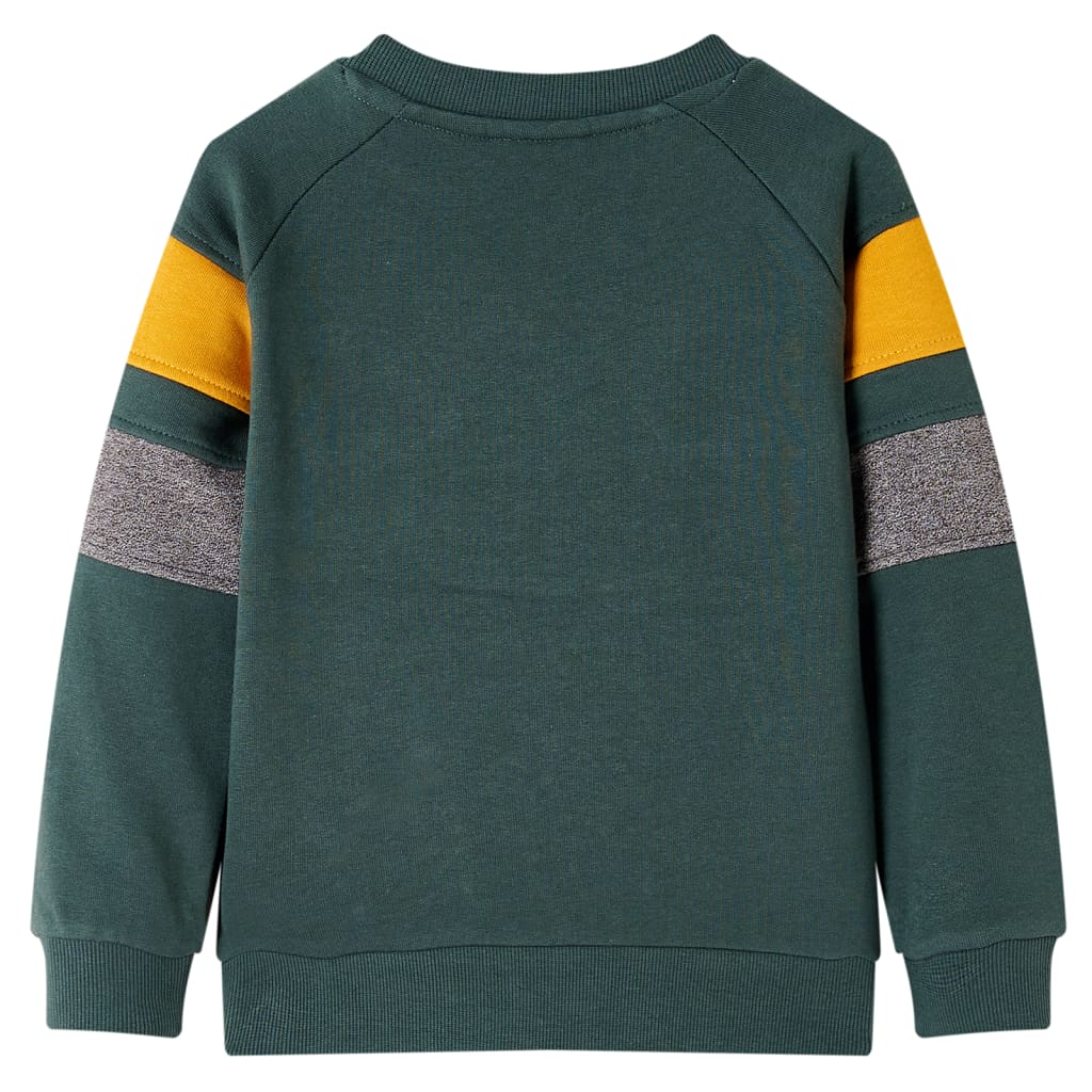 Thumbnail - vidaXL Kinder-Sweatshirt Dunkelgrün 116