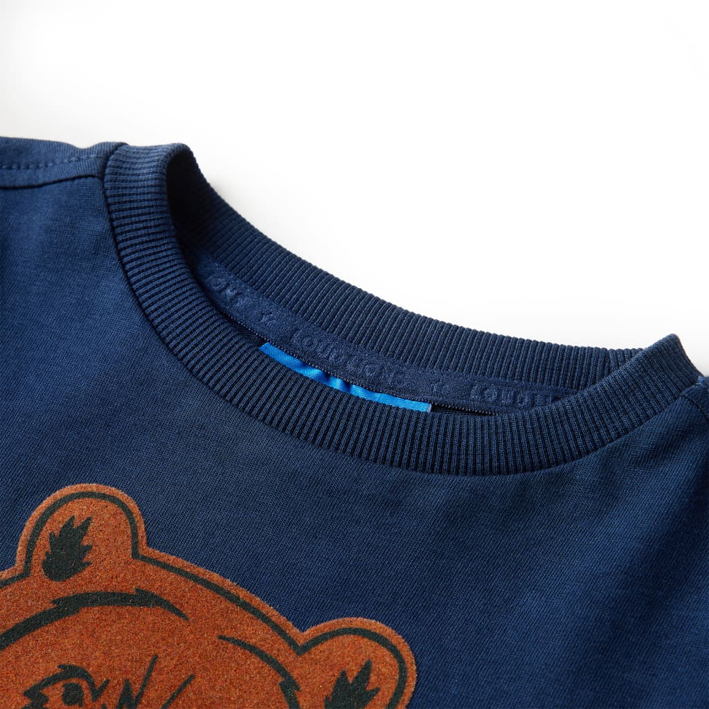 Thumbnail - vidaXL Kinder-Langarmshirt Marineblau 92