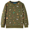 vidaXL Laste dressipluus, khaki, 116