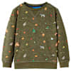 vidaXL Laste dressipluus, khaki, 128
