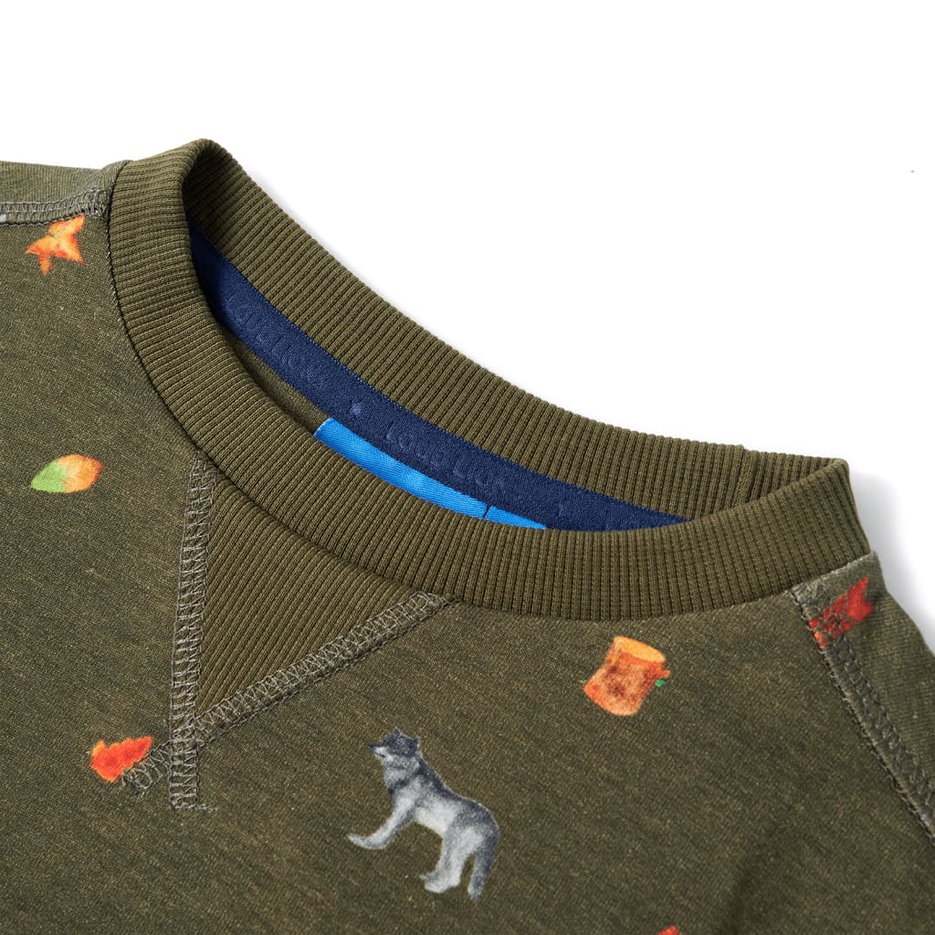Thumbnail - vidaXL Kinder-Sweatshirt Khaki 140