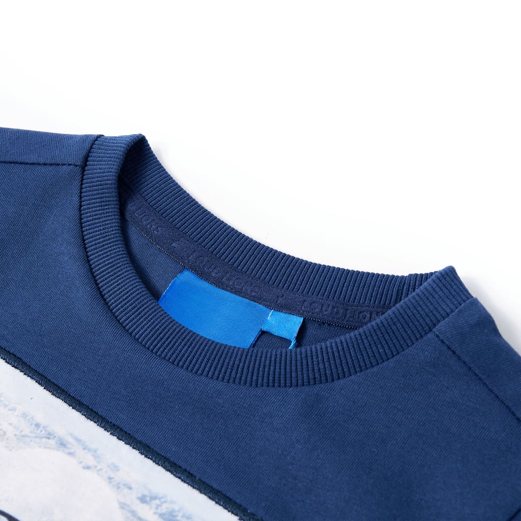 Thumbnail - vidaXL Kinder-Langarmshirt Jeansblau 116