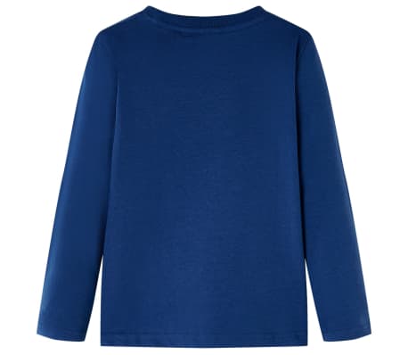 Lasten pitk&auml;hihainen T-paita farkunsininen 140