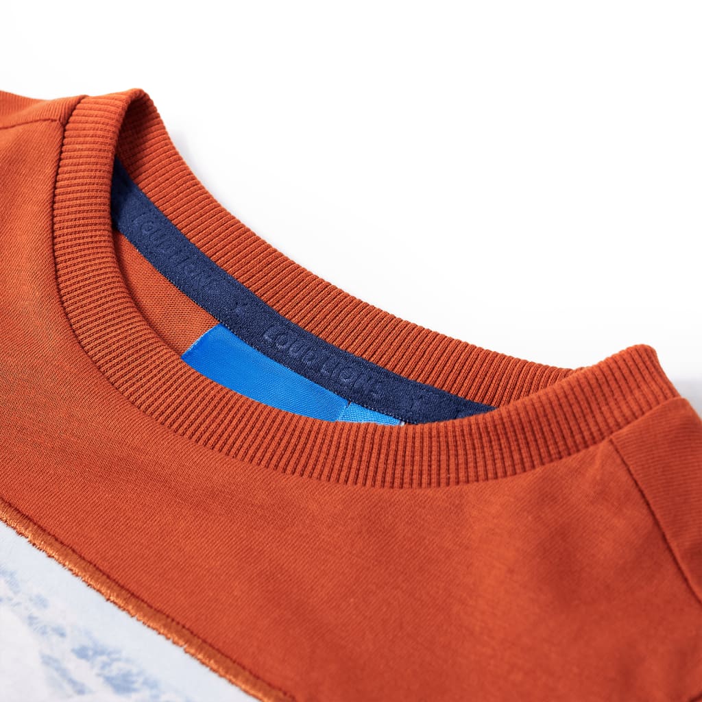 Thumbnail - vidaXL Kinder-Langarmshirt Rostbraun 92