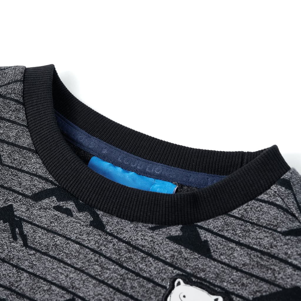 Thumbnail - vidaXL Kinder-Sweatshirt Marineblau Melange 92