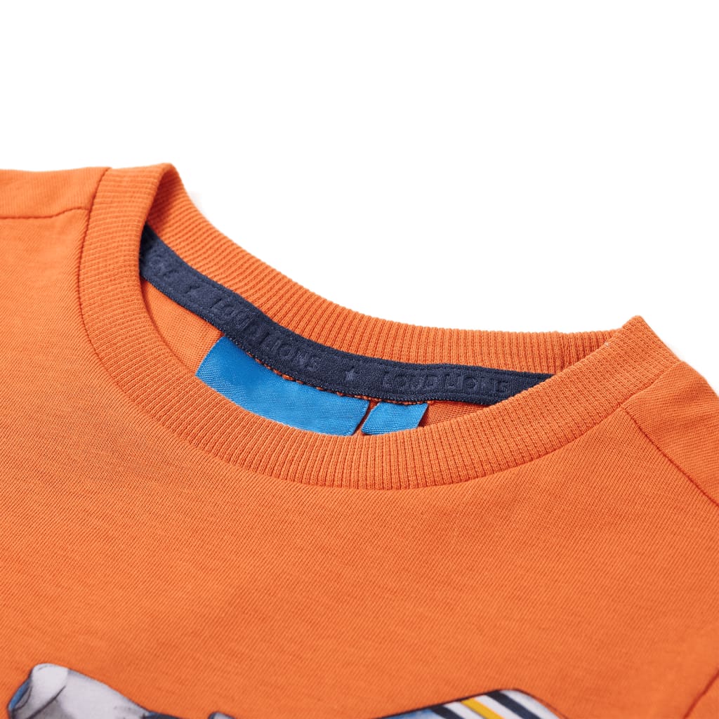 Thumbnail - vidaXL Kinder-Langarmshirt Dunkelorange 92