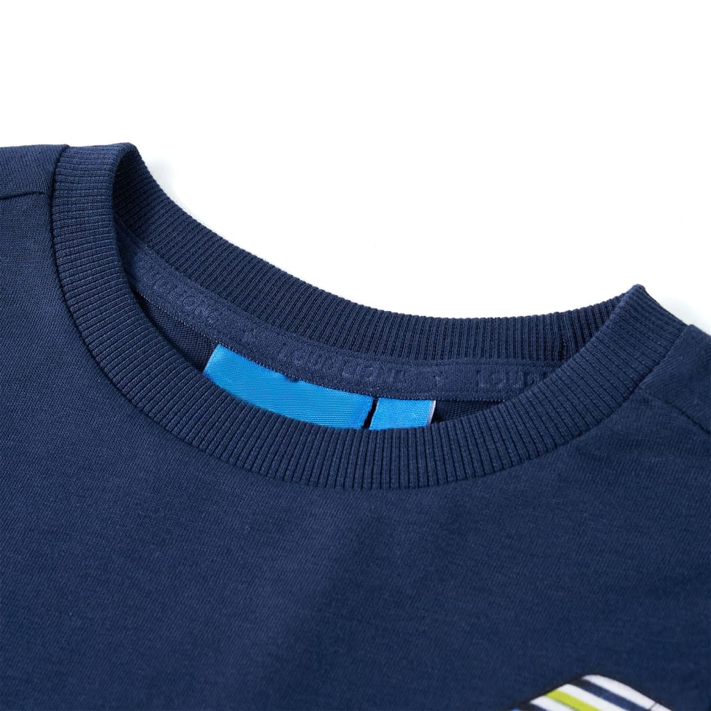 Thumbnail - vidaXL Kinder-Langarmshirt Marineblau 92