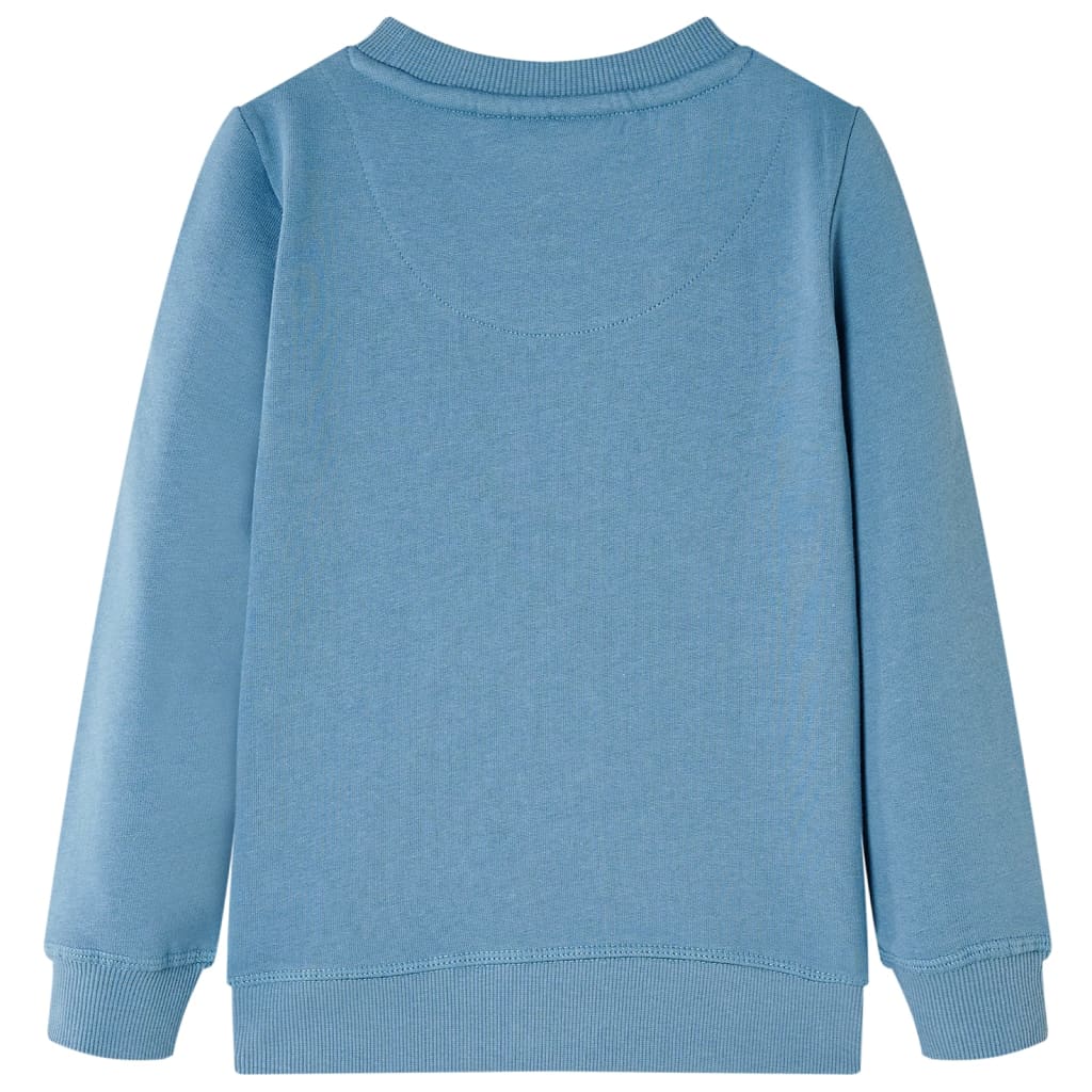 vidaXL Kindertrui 92 middelblauw afbeelding