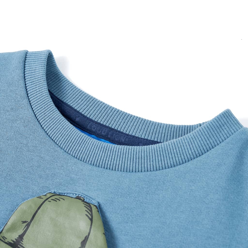 Thumbnail - vidaXL Kinder-Sweatshirt Mittelblau 128