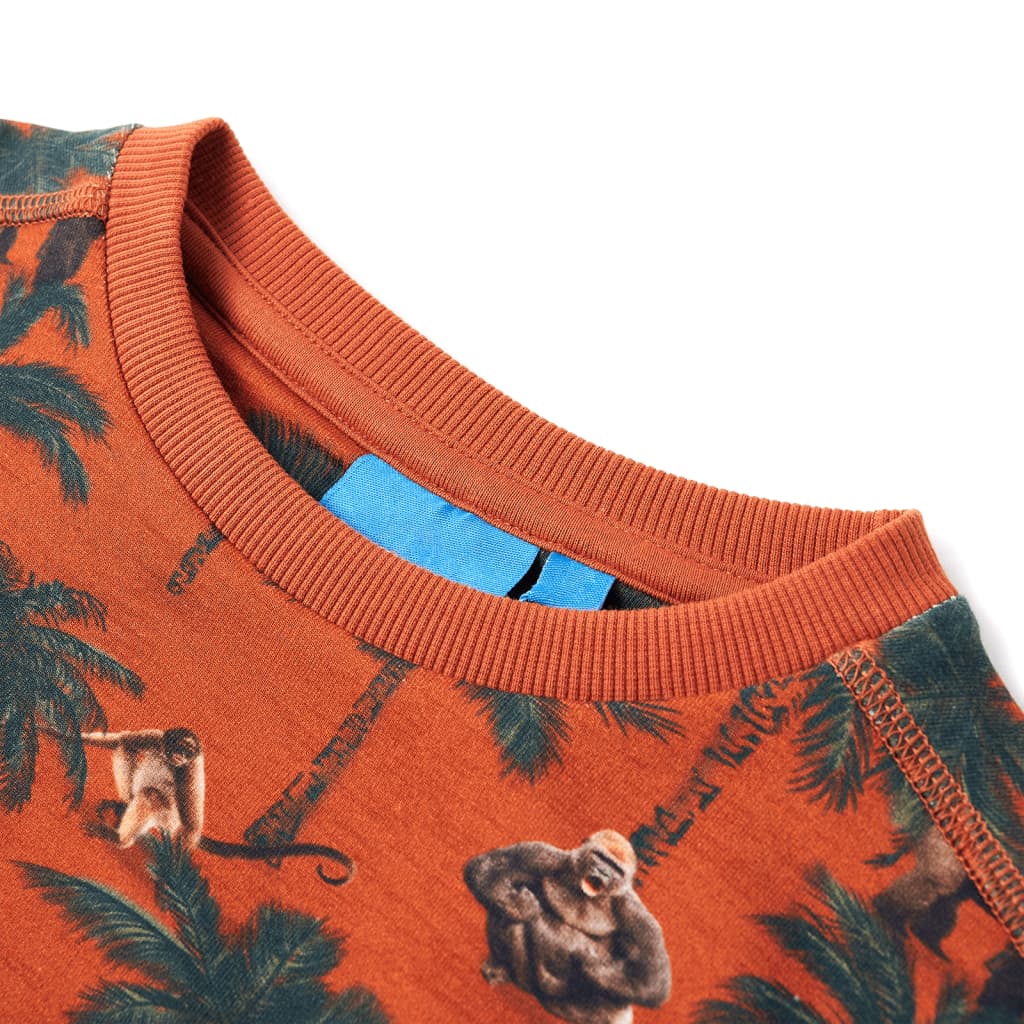 Thumbnail - vidaXL Kinder-Sweatshirt Helles Rostbraun 116