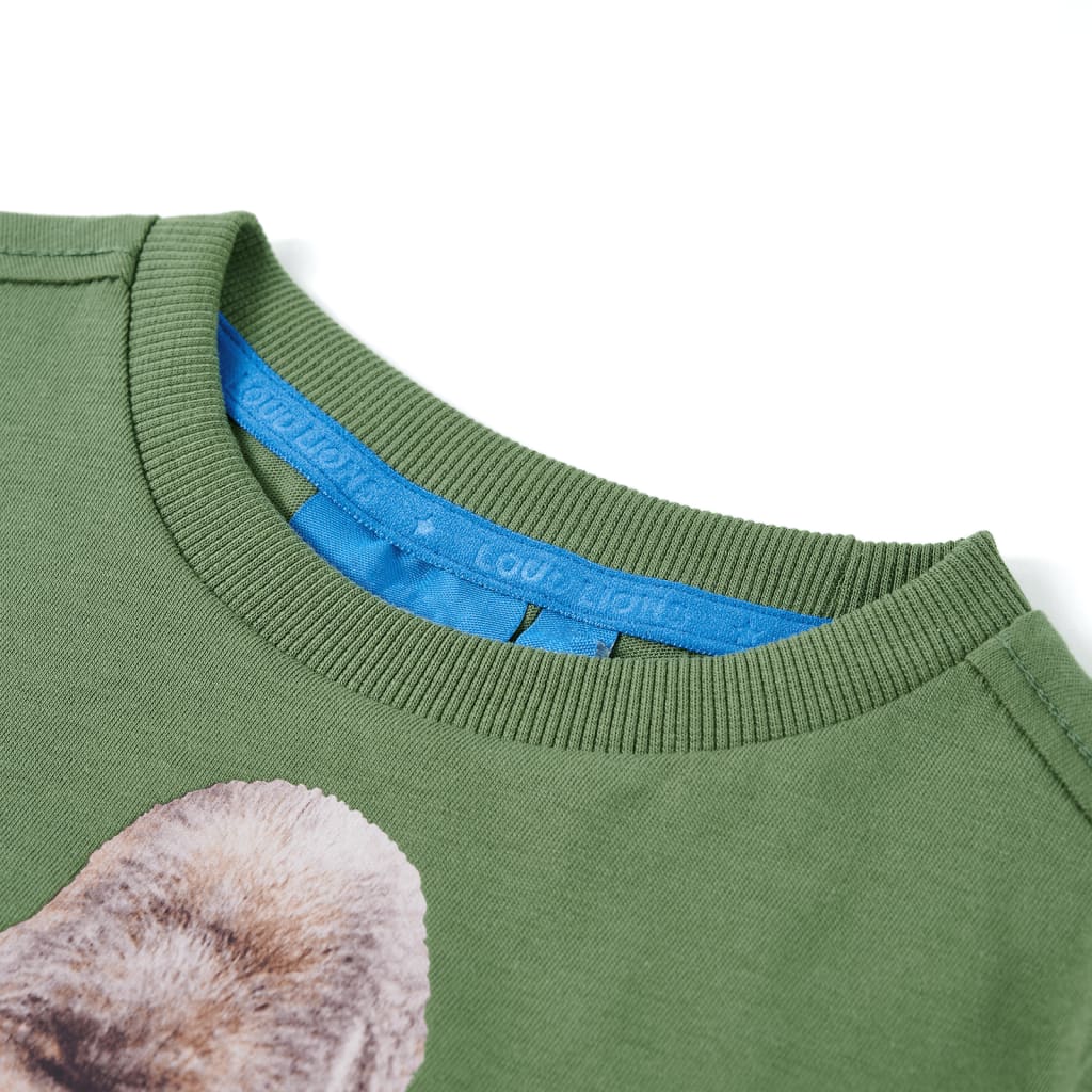 Thumbnail - vidaXL Kinder-Langarmshirt Helles Khaki 92