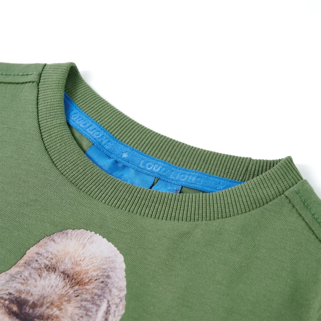 Thumbnail - vidaXL Kinder-Langarmshirt Helles Khaki 128