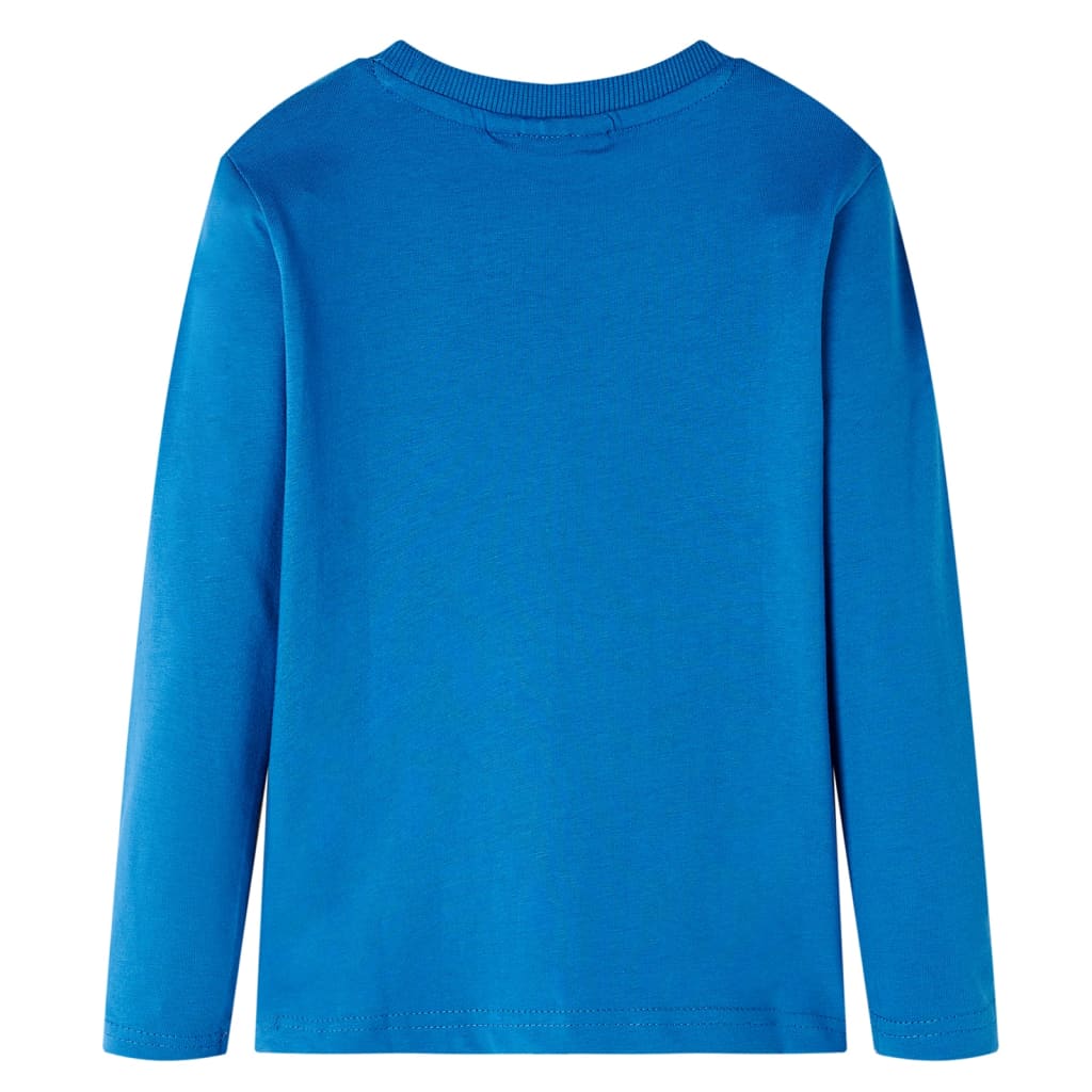 vidaXL Kindershirt met lange mouwen 104 petrol afbeelding