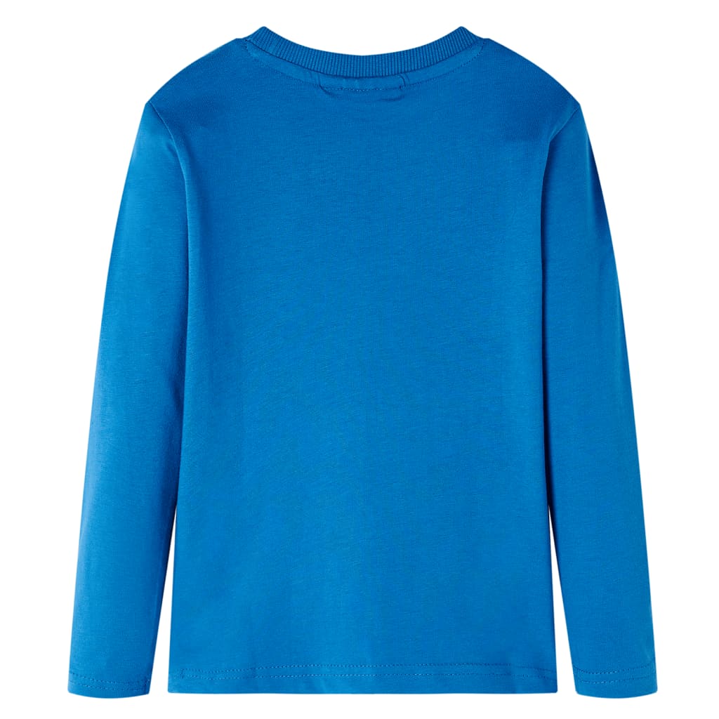 vidaXL Kindershirt met lange mouwen 116 petrol afbeelding