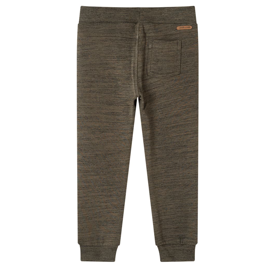 vidaXL Kinderjoggingbroek 104 gemêleerd donker kaki afbeelding