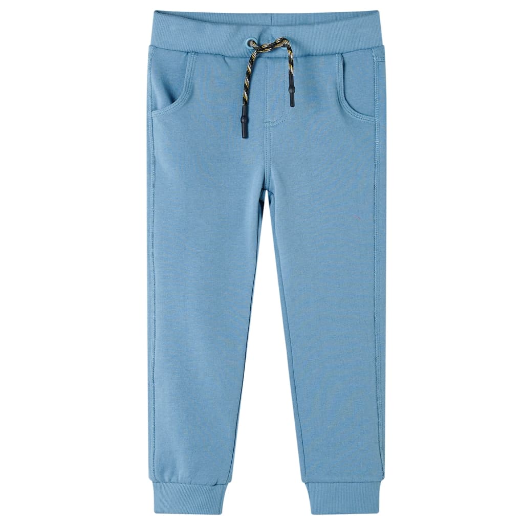 Pantalon de survêtement pour enfants M bleu 140