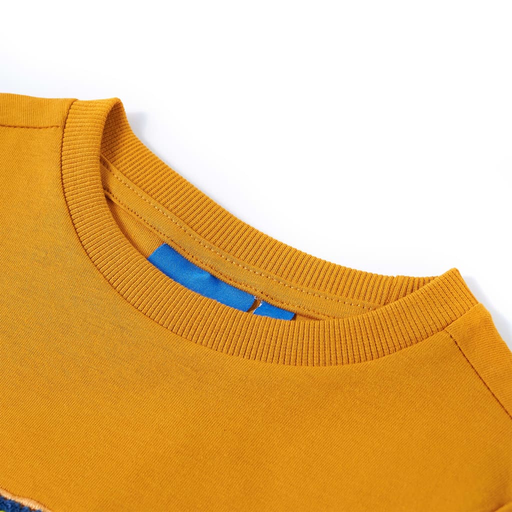 Thumbnail - vidaXL Kinder-Langarmshirt Ocker 128