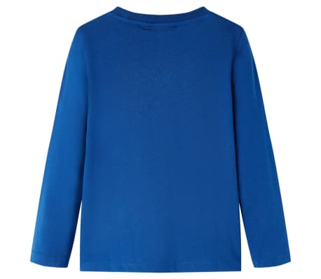 Kinder-Langarmshirt Dunkelblau 104
