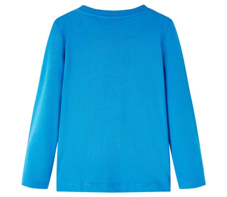 Detsk&eacute; tričko s dlh&yacute;mi ruk&aacute;vmi kobaltovo modr&eacute; 128