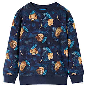 Otroški pulover mornarsko moder 116