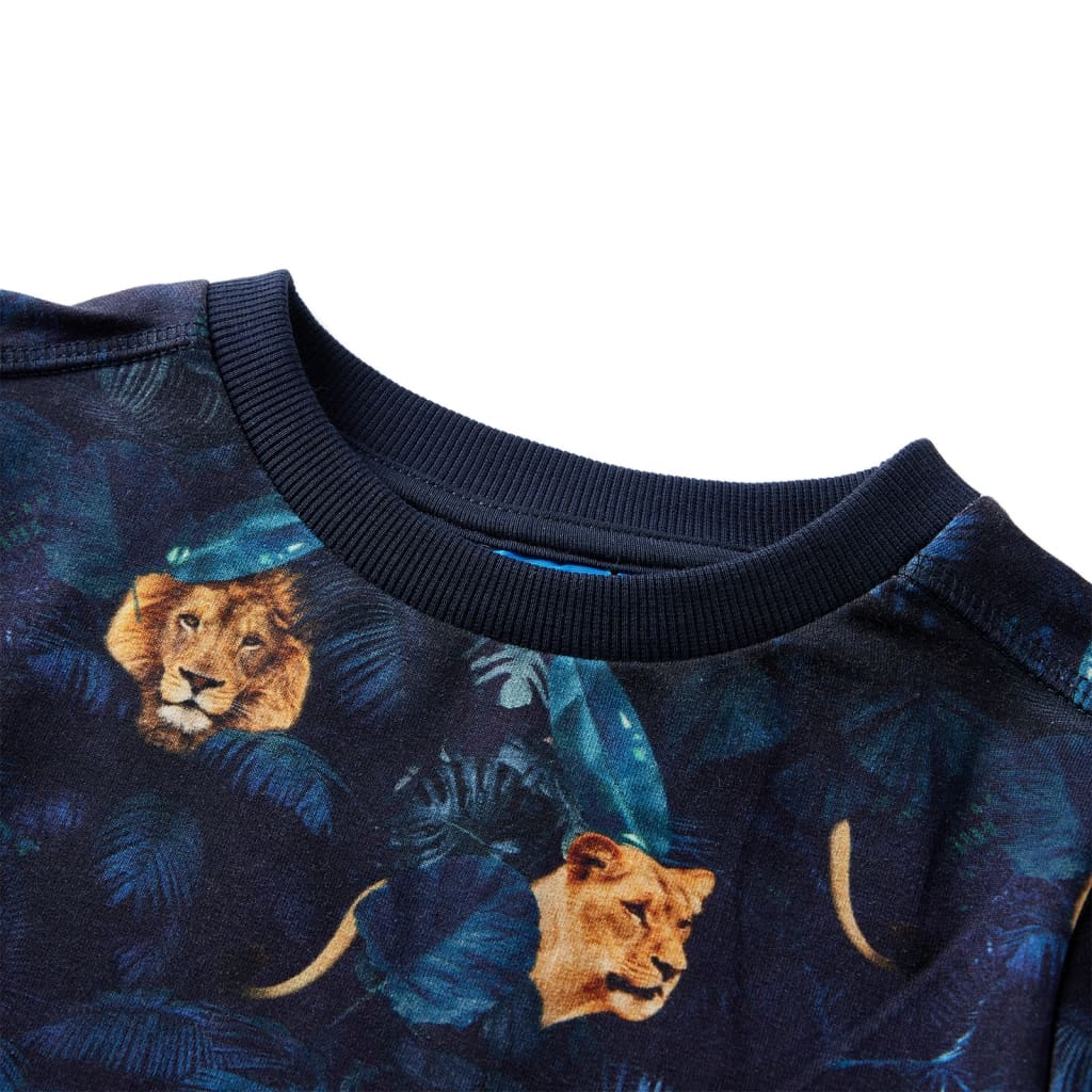 Thumbnail - vidaXL Kinder-Sweatshirt Marineblau 140