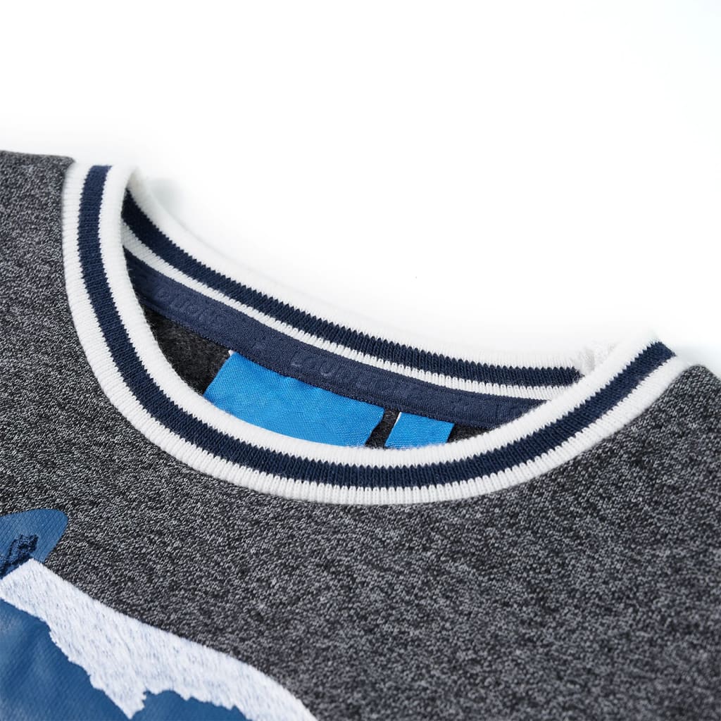 Thumbnail - vidaXL Kinder-Sweatshirt Marineblau Melange 92
