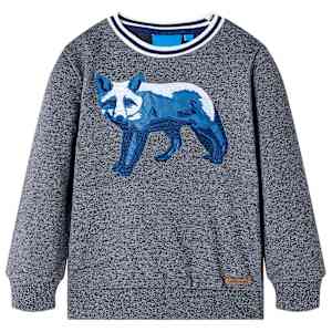 Otroški pulover mornarsko modra melange 116