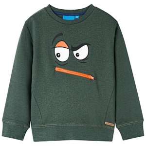 Otroški pulover temno zelen 104