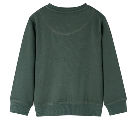 Bluzon pentru copii, verde &icirc;nchis, 128