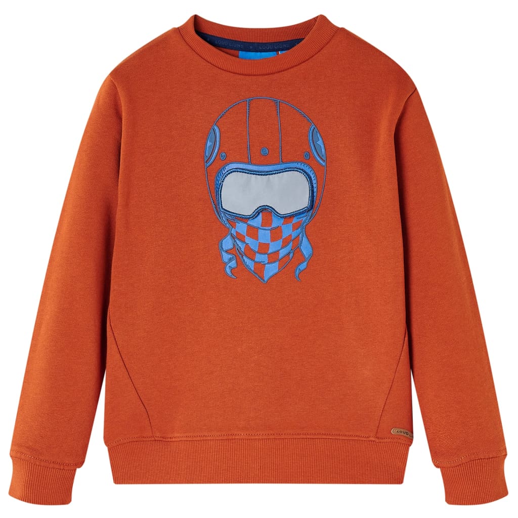 vidaXL Kinder-Sweatshirt Rostbraun 92