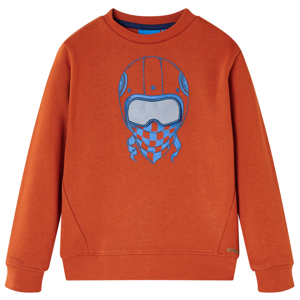 vidaXL Kinder-Sweatshirt Rostbraun 140