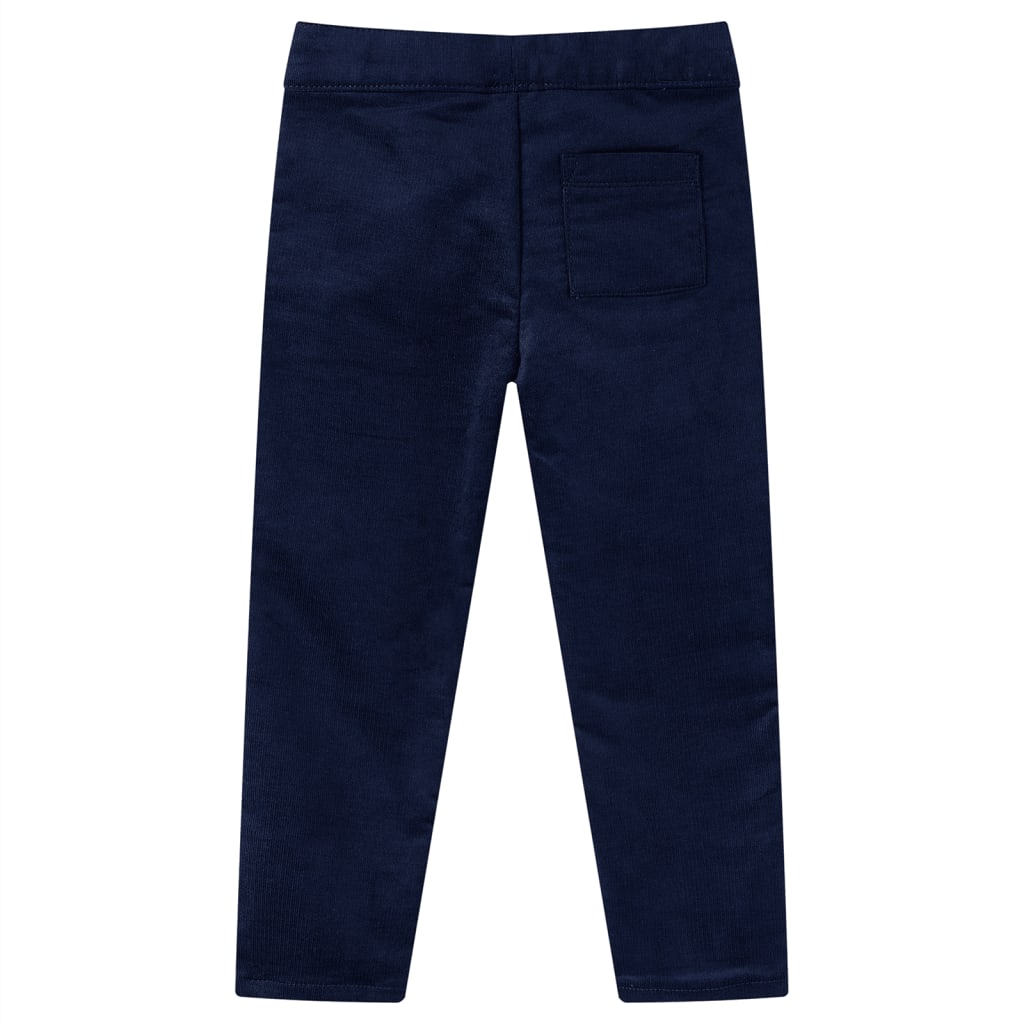 vidaXL Kinderbroek 140 donker marineblauw afbeelding