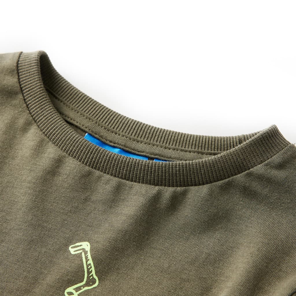 Thumbnail - vidaXL Kinder-Langarmshirt Khaki 92
