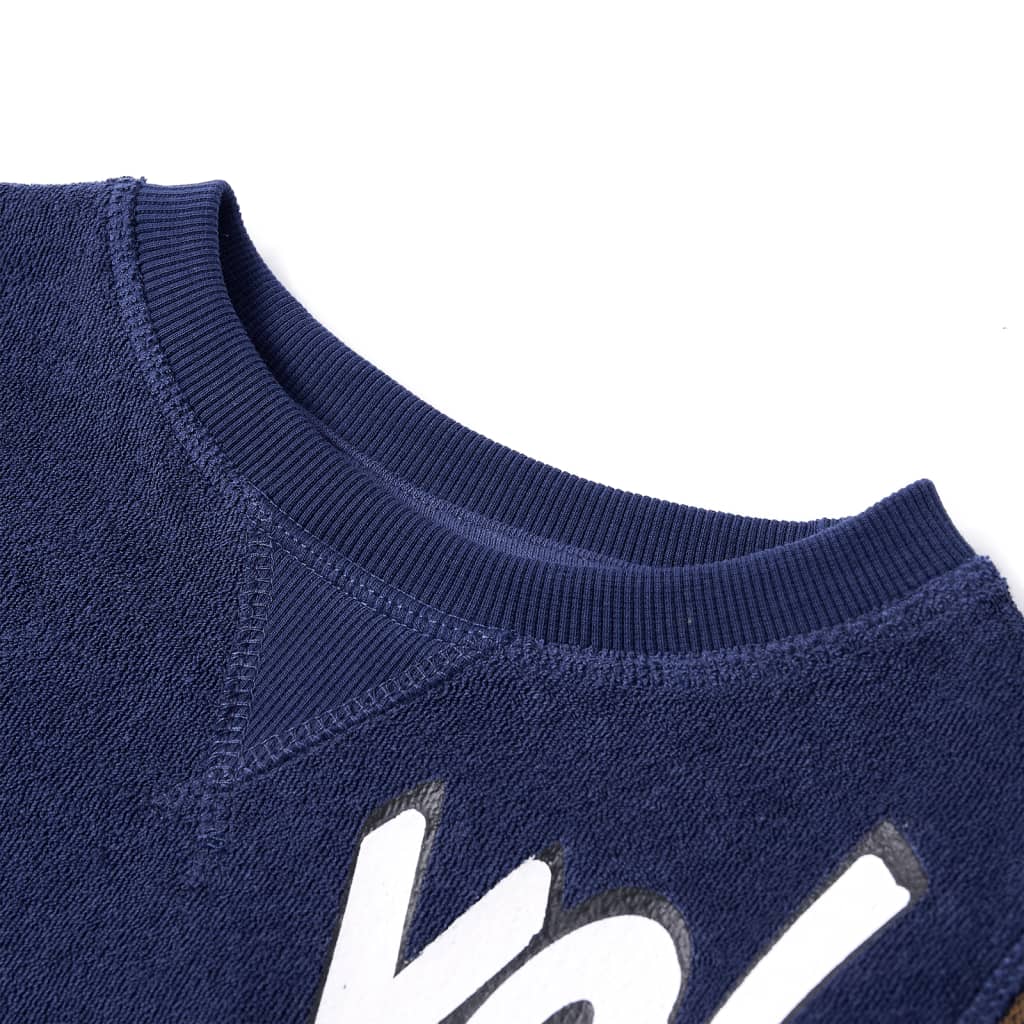 Thumbnail - vidaXL Kinder-Sweatshirt Dunkles Marineblau 104