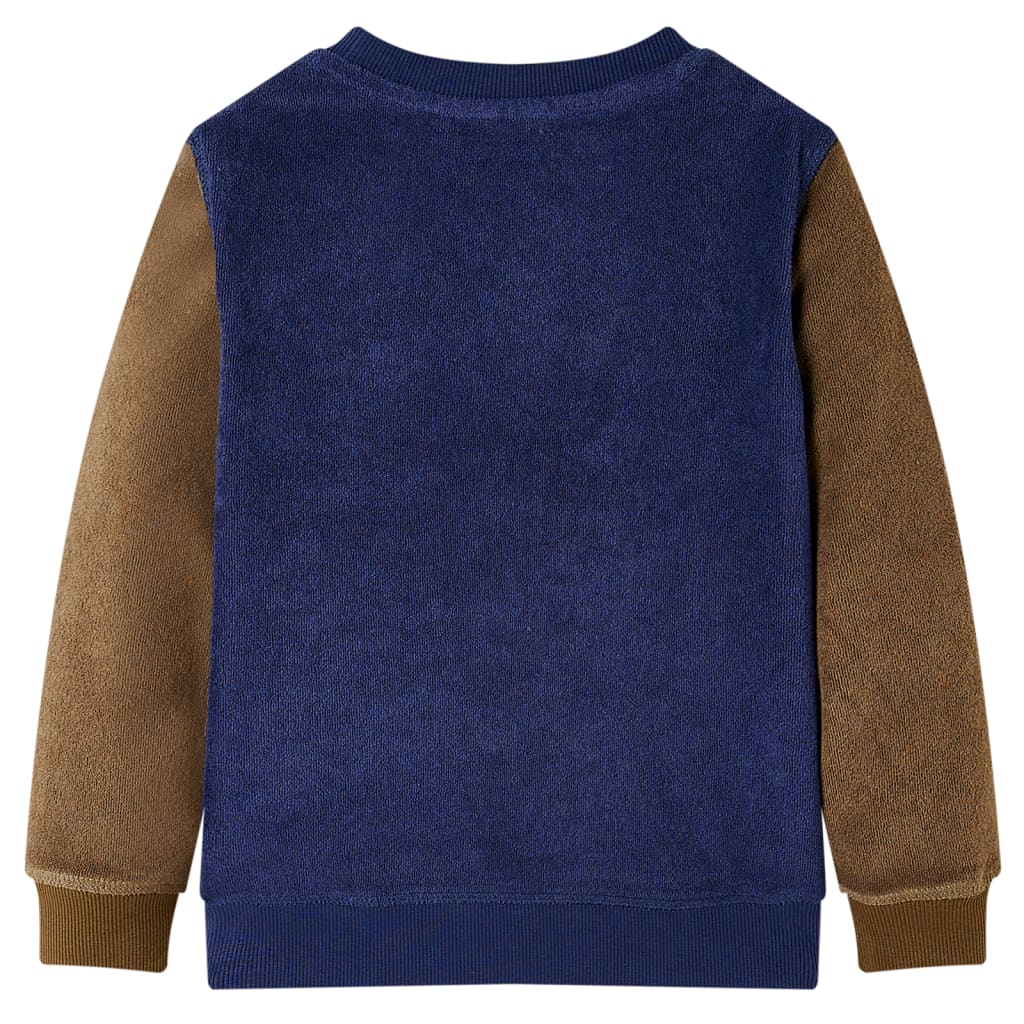 vidaXL Kindertrui 128 donkermarineblauw afbeelding