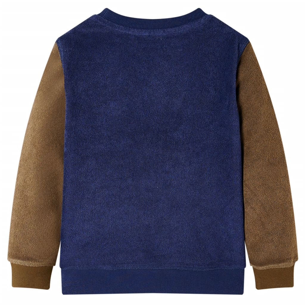 vidaXL Kindertrui 140 donkermarineblauw afbeelding