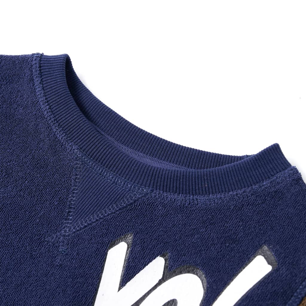 Thumbnail - vidaXL Kinder-Sweatshirt Dunkles Marineblau 140