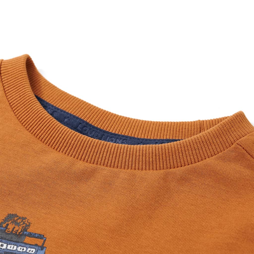 Thumbnail - vidaXL Kinder-Langarmshirt Dunkelocker 128