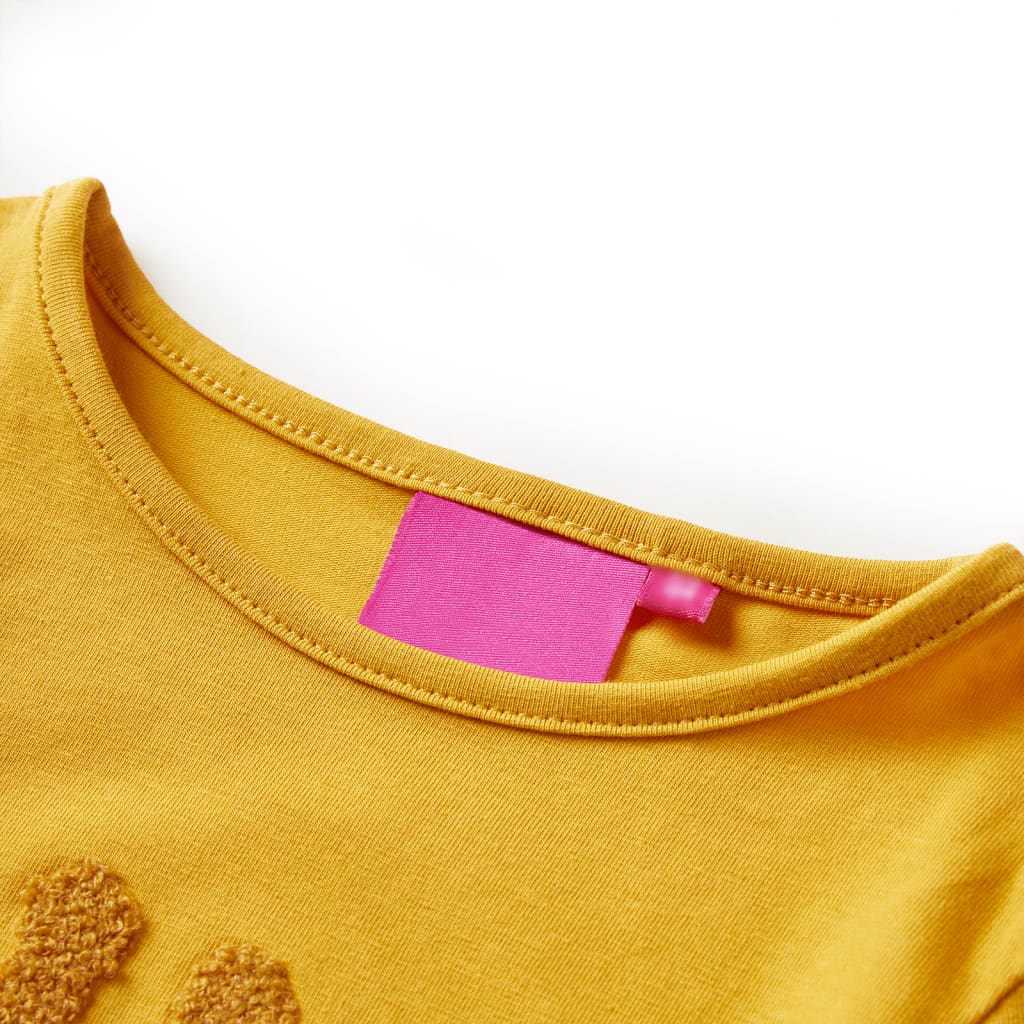 Thumbnail - vidaXL Kinder-Langarmshirt Dunkles Ocker 104